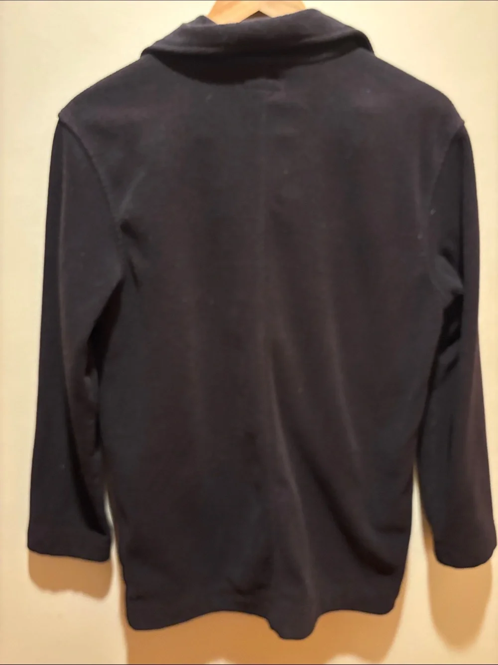 J Crew Women's Black Casual Button-Front soft Jacket